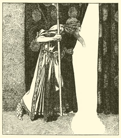 Márk király huncutságot gondol alkotó: after Howard Pyle