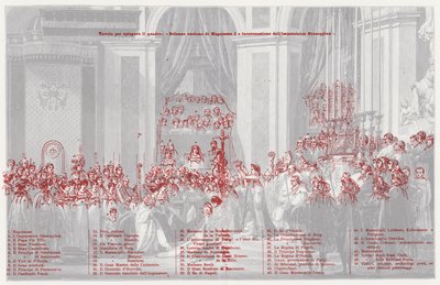 Napóleon francia császárrá koronázása a Notre Dame de Paris-ban, 1804 alkotó: after Jacques Louis David