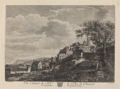 Kilátás a Hilltownra alkotó: after Jan van der Heyden Jeanne Deny