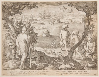 Libafogás alkotó: after Jan van der Straet, called Stradanus