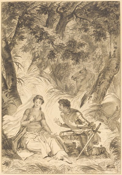 Garbe királyának menyasszonya: A lovag alkotó: after Jean Honoré Fragonard