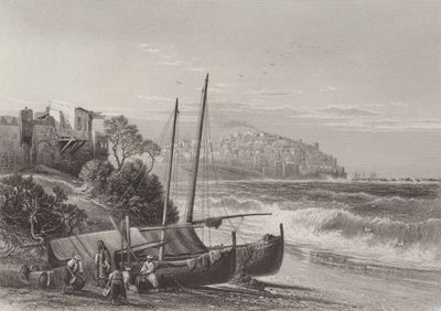 Jaffa, az ókori Joppa alkotó: after John Douglas Woodward