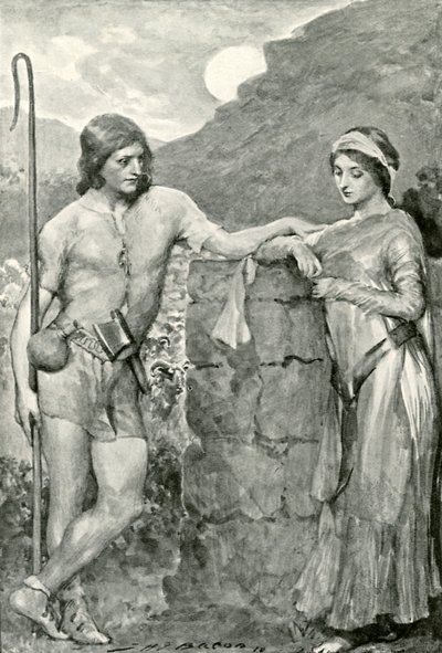 Olaf és Sigrid alkotó: after John Henry Frederick Bacon
