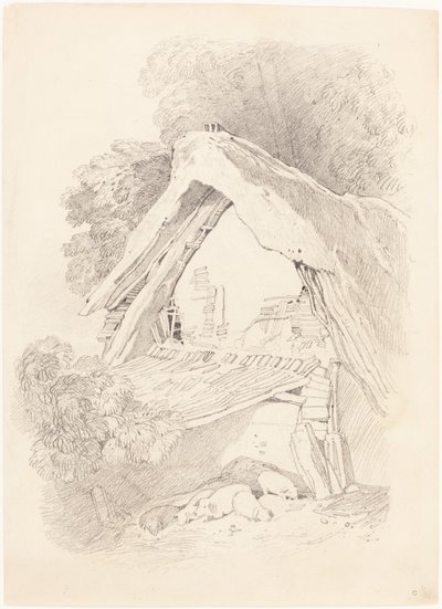 Víkendház Dissnél alkotó: after John Sell Cotman British 19th Century