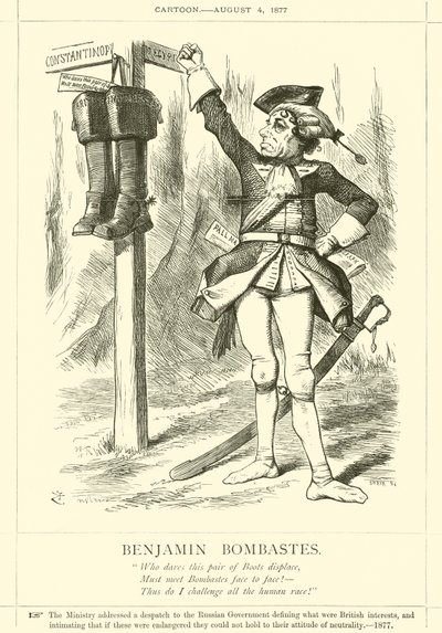 Benjamin Bombastes alkotó: after John Tenniel