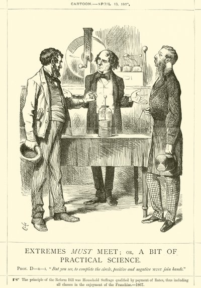 A szélsőségeknek találkozniuk kell; vagy egy kis gyakorlati tudomány alkotó: after John Tenniel