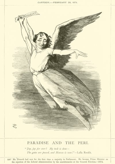 Paradicsom és a Peri alkotó: after John Tenniel