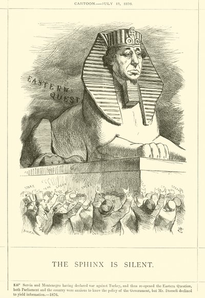 A Szfinx néma alkotó: after John Tenniel