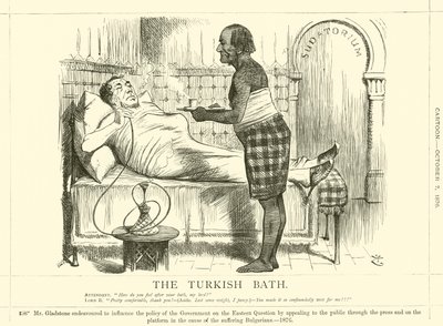 A törökfürdő alkotó: after John Tenniel