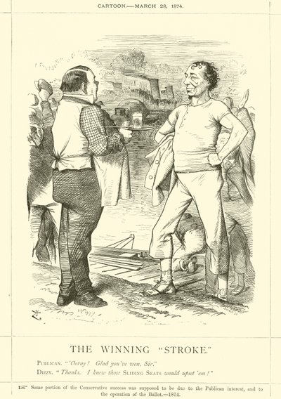 A nyerő ütés alkotó: after John Tenniel