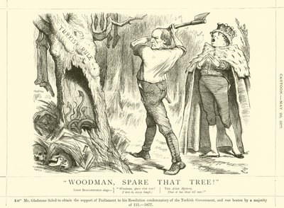 Woodman, kíméld meg azt a fát! alkotó: after John Tenniel