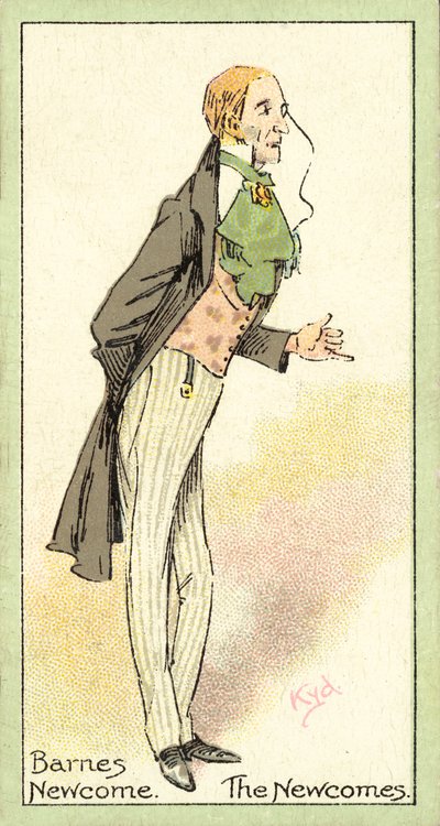 Barnes Newcome, Newcomes (chromolitho) alkotó: after Joseph Clayton Clarke