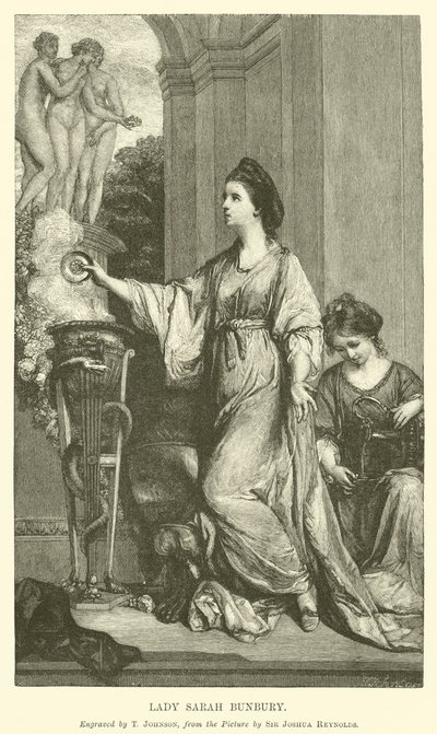 Lady Sarah Bunbury alkotó: after Joshua Reynolds