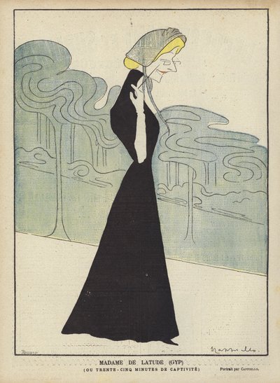Madame De Latude (GYP), Le Rire illusztrációja alkotó: after Leonetto Cappiello