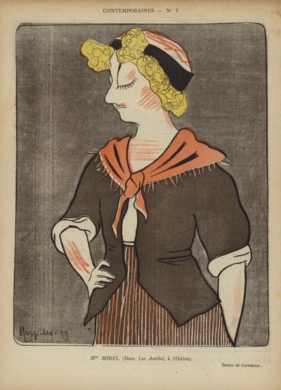 Sorel kisasszony, Le Rire illusztrációja alkotó: after Leonetto Cappiello