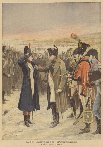Francia hősnők: Marie Schellinck alkotó: after Lionel Royer