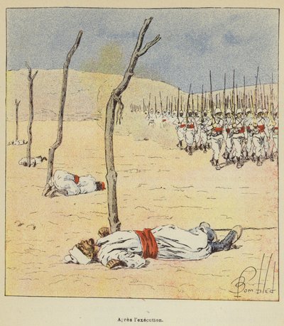 A végrehajtás után alkotó: after Louis Charles Bombled
