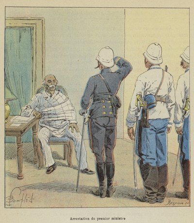 A miniszterelnök letartóztatása alkotó: after Louis Charles Bombled