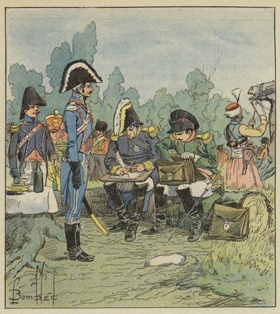 Berthier tudomásul vette alkotó: after Louis Charles Bombled