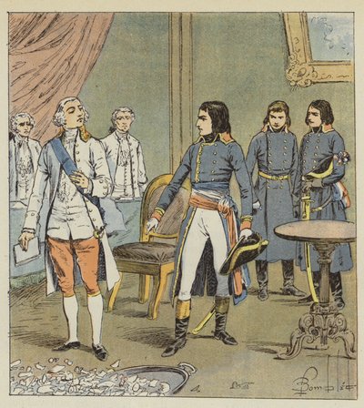 Bonaparte és Cobentzel grófja alkotó: after Louis Charles Bombled