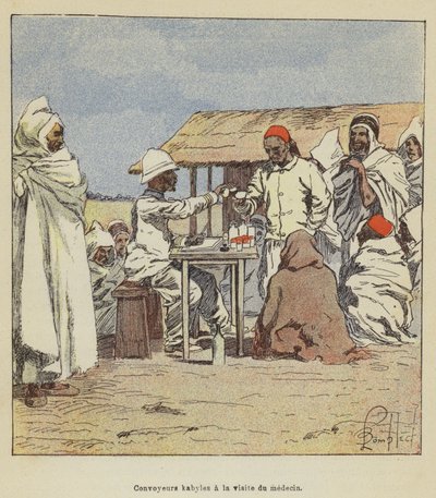 Kabil szállítószalagok az orvos látogatásán alkotó: after Louis Charles Bombled