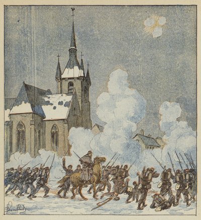 Patay védelme a 75. mobilok által alkotó: after Louis Charles Bombled
