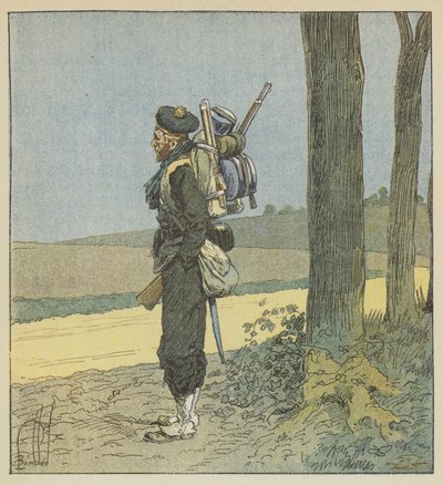 Fusilier marin alkotó: after Louis Charles Bombled