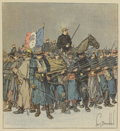 Megmentették a becsületet! alkotó: after Louis Charles Bombled