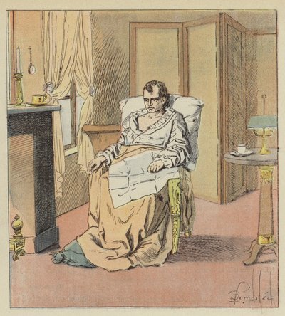 A nagyon beteg császár alkotó: after Louis Charles Bombled