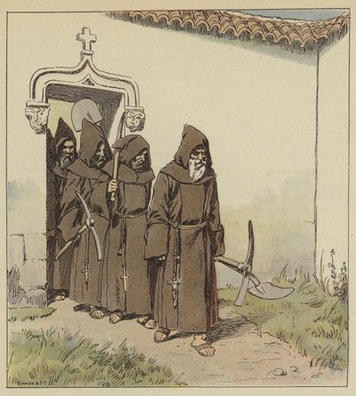 Franciaországnak lehetne és kellene is lennie néhány trappistáknak nevezett őrültek házának alkotó: after Louis Charles Bombled