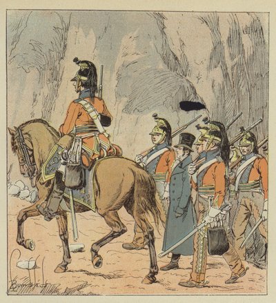 Las-Cases eltávolítása Longwoodból alkotó: after Louis Charles Bombled