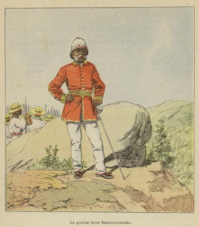 Hova Ramasombazaha tábornok alkotó: after Louis Charles Bombled