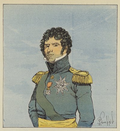 Bernadotte marsall alkotó: after Louis Charles Bombled