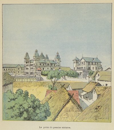 A miniszterelnöki palota alkotó: after Louis Charles Bombled