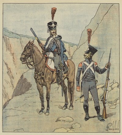 A törökökkel határos tartományokban horvát ezredek voltak alkotó: after Louis Charles Bombled