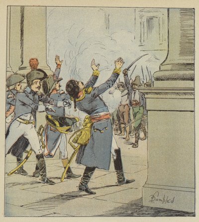 Duphot halála alkotó: after Louis Charles Bombled