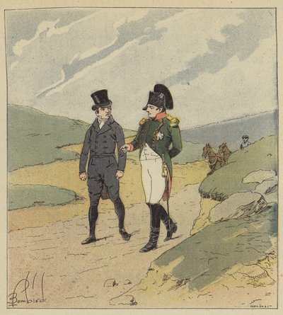 Folytattuk a sétát alkotó: after Louis Charles Bombled