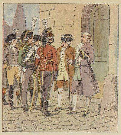 Ezrek voltunk minden fegyverből, minden egyenruhából, minden rangból alkotó: after Louis Charles Bombled