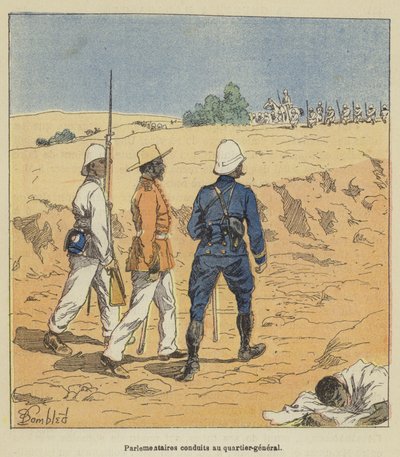 A parlamenti képviselőket a központba vitték alkotó: after Louis Charles Bombled