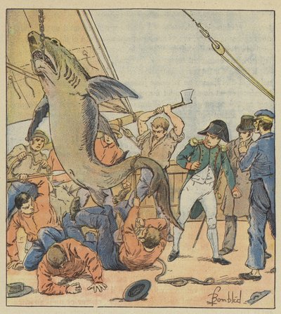 Cápa elfogása alkotó: after Louis Charles Bombled