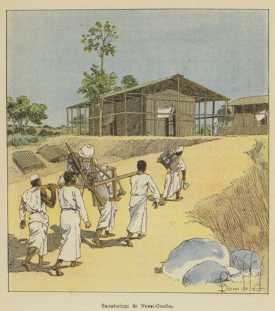 Nossi-Cumba szanatóriuma alkotó: after Louis Charles Bombled