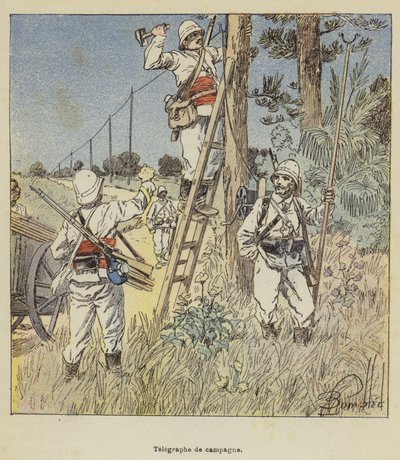 Field Telegraph alkotó: after Louis Charles Bombled