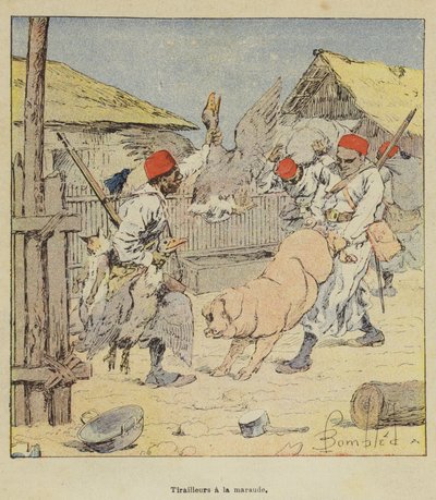 Fosztogatók alkotó: after Louis Charles Bombled
