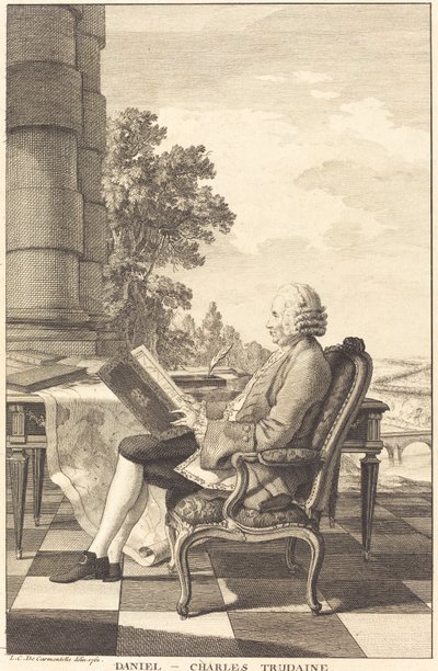 Daniel-Charles Trudaine alkotó: after Louis de Carrogis French 18th Century called Carmontelle