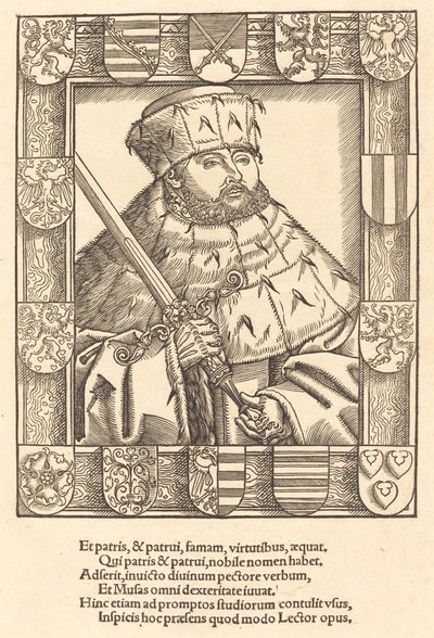Nagyképű John Frederic, választói köntösben alkotó: after Lucas Cranach the Younger
