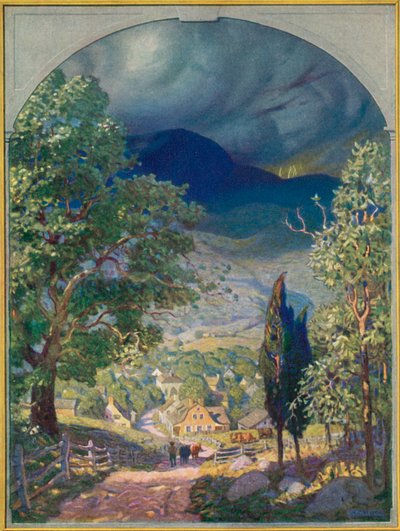 Illusztráció Rip Van Winkle számára alkotó: after Newell Convers Wyeth