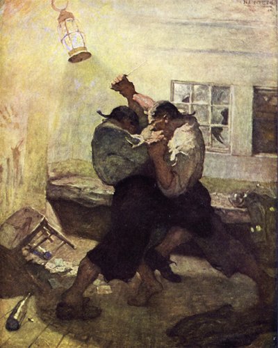 A Treasure Island illusztrációja alkotó: after Newell Convers Wyeth