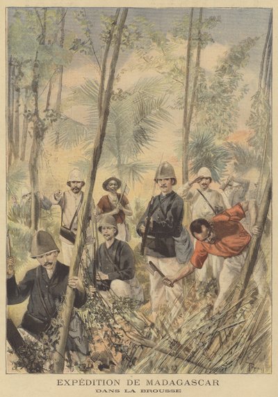 A francia expedíció Madagaszkárra alkotó: after Oswaldo Tofani