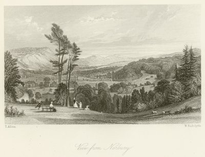 Kilátás Norbury felől alkotó: after Thomas Allom