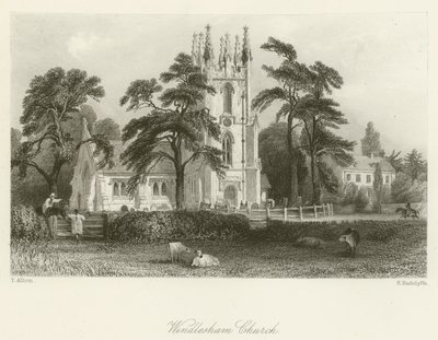 Windlesham templom alkotó: after Thomas Allom